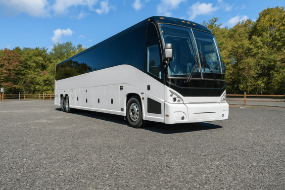 Bus Rental Company Cherry Hill 56 Passenger Charter Bus