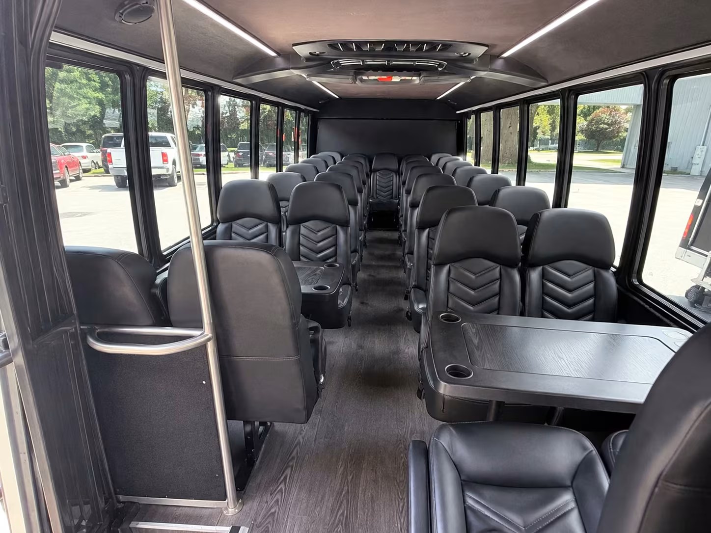 18 passenger minibus inside