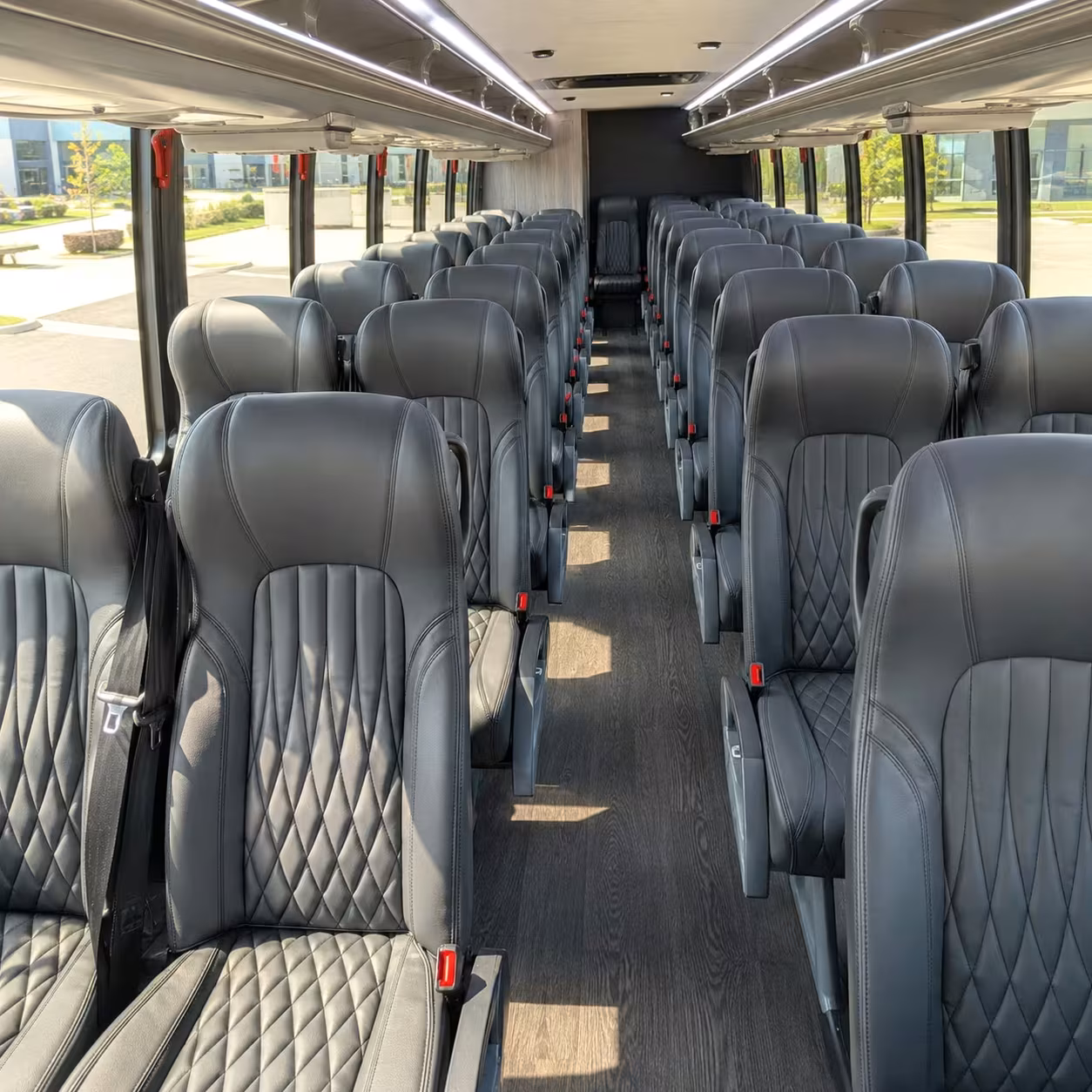 28 passenger minibus interior