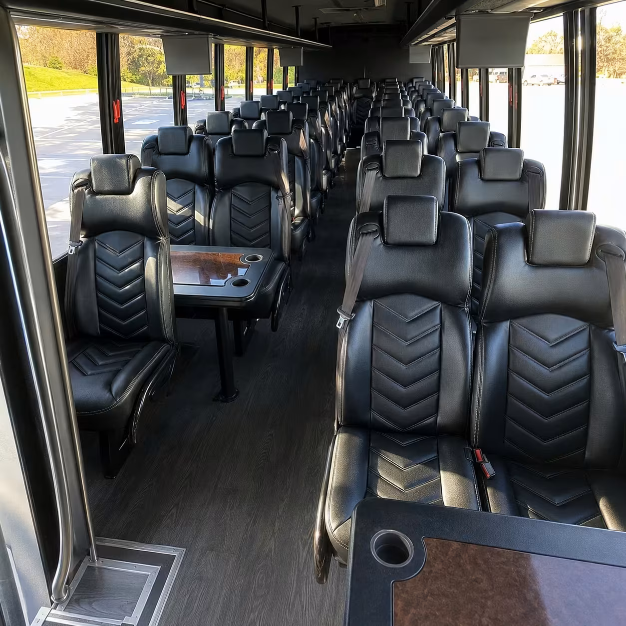 30 passenger minibus inside