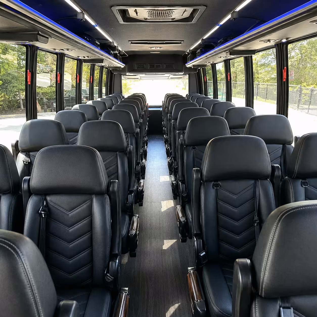 35 passenger minibus inside